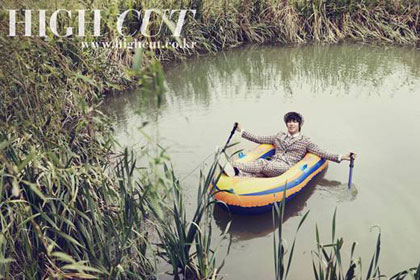 Yunho ถ่ายแบบให้นิตยสาร High Cut