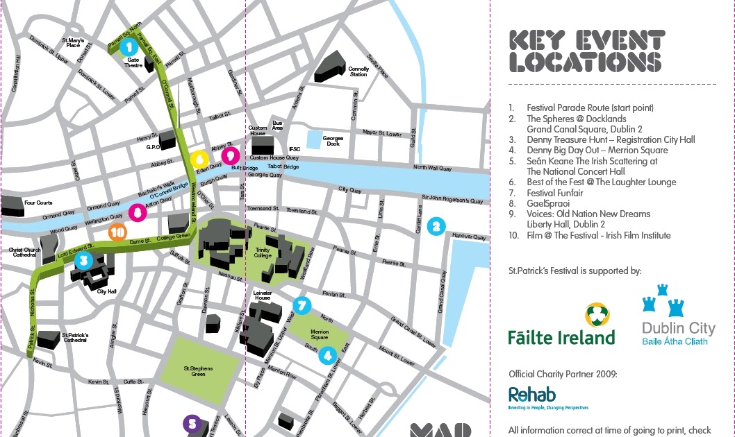 This is what I did. St Patrick's Festival in Dublin and more the top