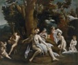 Cajés, Eugenio, la fábula de Leda