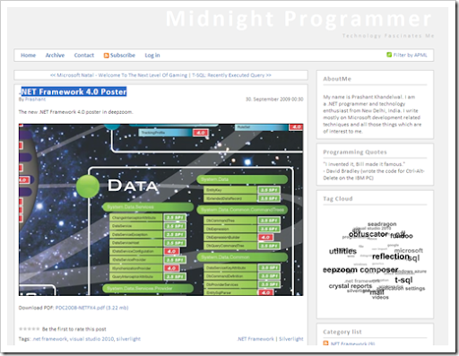 Net Framework 4 Poster