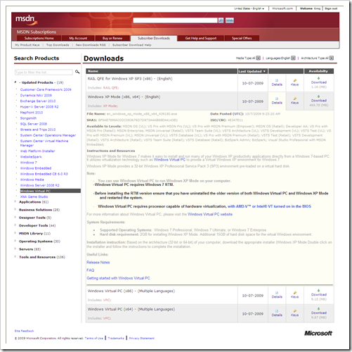 msdn subscriber downloads msdn subscriber downloads