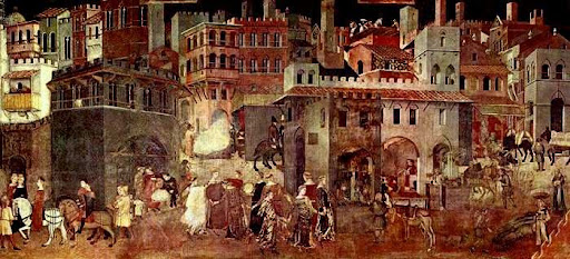 Alegoria do Bom Governo 1338 Lorenzetti