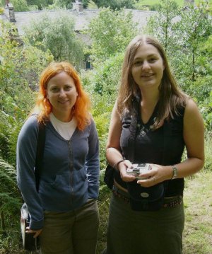 Darja and Katja on a visit to Wordsworth’s garden at Dove Cottage in Grassmere – they are both great fans of the Lakeland poets.
