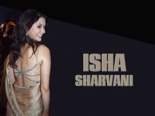 Isha Sharvani Backless Wallpapers