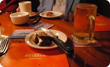 Outback bread + Foster's