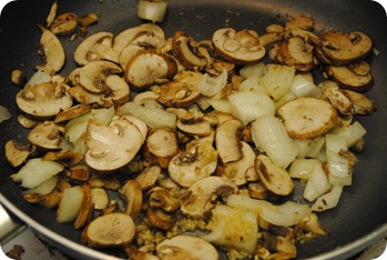 Mushrooms and onions