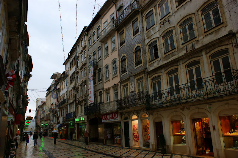 Coimbra num dia de chuva