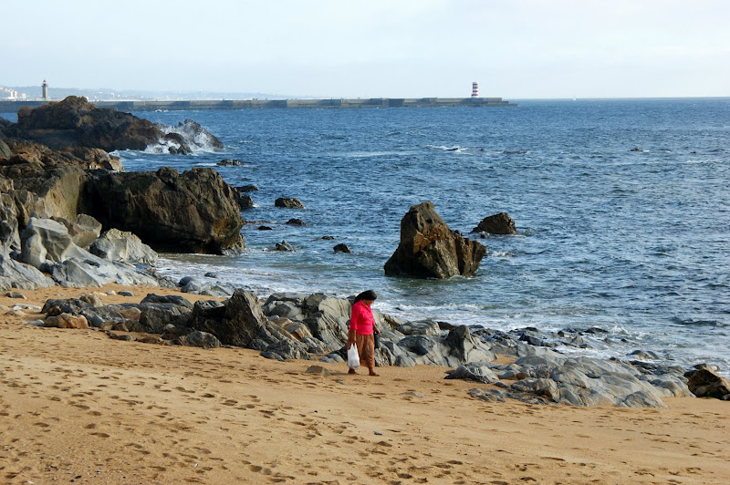 O mar da foz do Porto