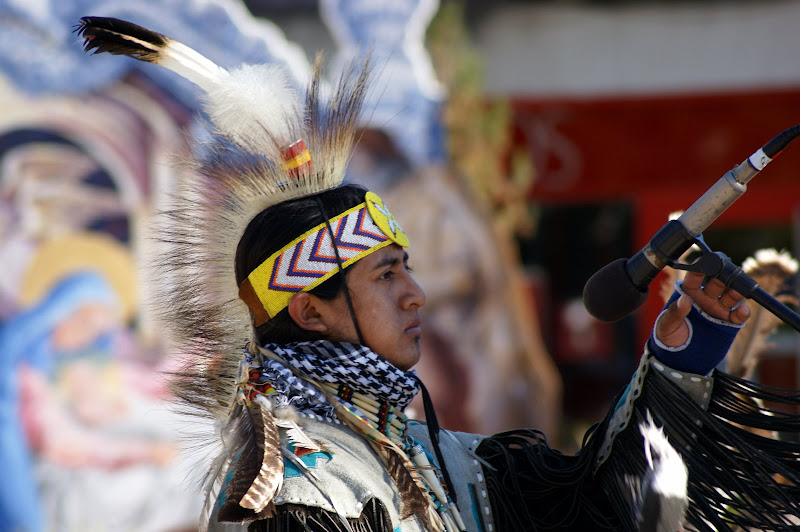 Indios na praça do Bocage