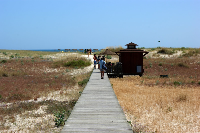 Ir à praia em Troia