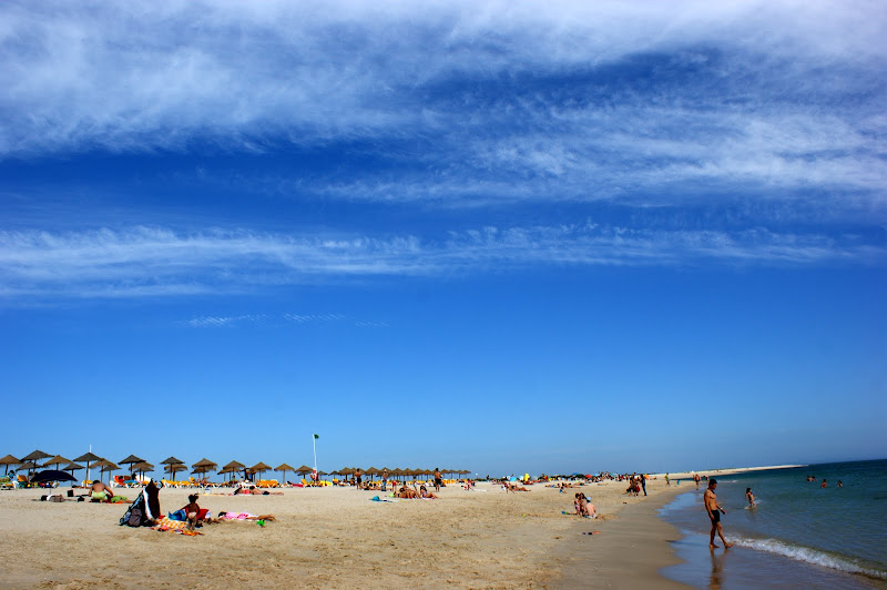 Ir à praia em Troia
