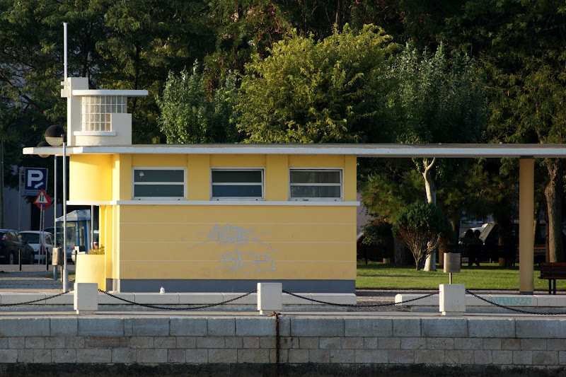 Setúbal, vistas desde o rio Sado, Jardim da Beira mar