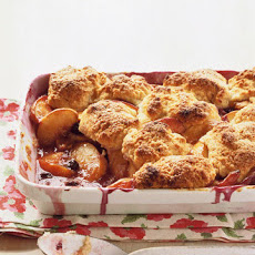 Peach-Blueberry Cobbler