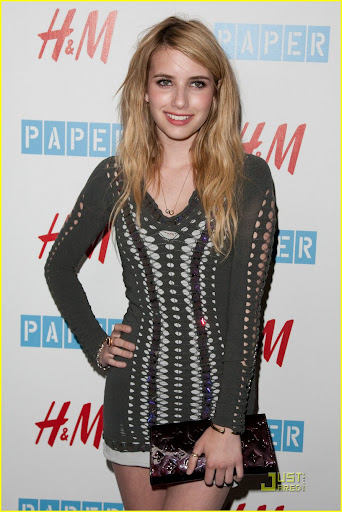 Paper Magazine and H&M launch their Fashion Against AIDS Collection at the Standard Hotel in West Hollywood, CA on 05/13/2010. <P> Pictured: Emma Roberts <P> <B>Ref: SPL179475  130510  </B><BR/> Picture by: Splash News<BR/> </P><P> <B>Splash News and Pictures</B><BR/> Los Angeles:?310-821-2666<BR/> New York:?212-619-2666<BR/> London:?870-934-2666<BR/> photodesk@splashnews.com<BR/> </P>