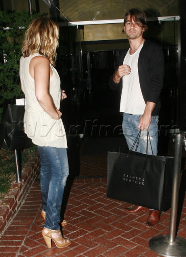 Justin Gaston out in West Hollywood with a new girlfriend. July 20, 2009 X17online.com EXCLUSIVE