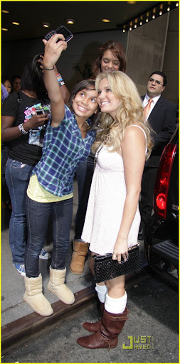 Tiffany Thornton of Disney's "Sonny with a Chance" pictured arriving to the "It's on with Alexa Chung" at the MTV Headquearters in Times Square. <P> Pictured: Tiffany Thornton <B>Ref: SPL123130  020909  </B><BR/> Picture by: Jose Perez / Splash News<BR/> </P><P> <B>Splash News and Pictures</B><BR/> Los Angeles:	310-821-2666<BR/> New York:	212-619-2666<BR/> London:	870-934-2666<BR/> photodesk@splashnews.com<BR/> </P>