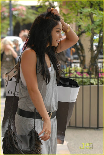 Vancouver, B.C. - Vanessa Hudgens, Jamie Chung, and Emily Browning try to sneak out of Aritzia boutique without being noticed this afternoon. The three cast mates are in town for the filming of "Sucker Punch", and sign autographs for fans while enjoying the shopping that Vancouver has to offer on their down time. GSI Media August 21, 2009 (310) 505-8447 (323) 423-9397 (310) 261-8649