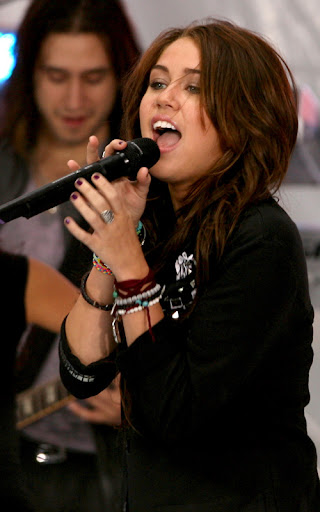 Miley Cyrus performing live on the 'Today Show's Summer Concert Series' at Rockefeller Plaza New York City, USA - 28.08.09 Mandatory Credit: PNP/WENN.com