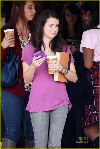 Emma Roberts filming Valentine's Day in Studio City. <P> Pictured: Emma Roberts <B>Ref: SPL125090 110909 </B><BR/> Picture by: Clint Brewer / Splash News<BR/> </P><P> <B>Splash News and Pictures</B><BR/> Los Angeles: 310-821-2666<BR/> New York: 212-619-2666<BR/> London: 870-934-2666<BR/> photodesk@splashnews.com<BR/> </P>