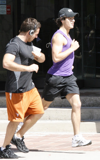 Joe Jonas of the Jonas Brothers goes for a run in Toronto, where he is staying while working on Camp Rock 2. <P> Pictured: Joe Jonas <B>Ref: SPL125061  100909  </B><BR/> Picture by: John K / Todd G / Splash News<BR/> </P><P> <B>Splash News and Pictures</B><BR/> Los Angeles:	310-821-2666<BR/> New York:	212-619-2666<BR/> London:	870-934-2666<BR/> photodesk@splashnews.com<BR/> </P>