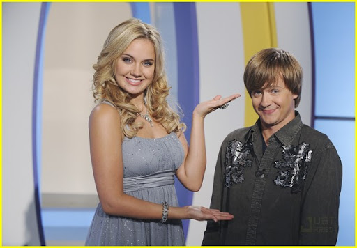 DISNEY CHANNEL NEW YEAR'S EVE STAR SHOWDOWN - Favorite Disney Channel stars compete in five game show challenges during the "New Year's Eve Star Showdown" programming event THURSDAY, DECEMBER 31 (6:00 p.m. - 12:30 a.m. ET/PT) on Disney Channel. (DISNEY CHANNEL/ERIC MCCANDLESS) TIFFANY THORNTON, JASON EARLES