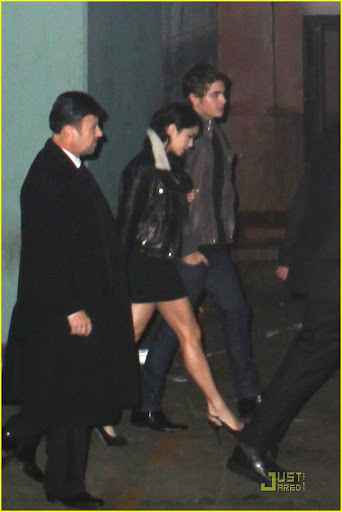 Hollywood, CA - Vanessa Hudgens puts the jeans aside, and slides on an all black dress for her birthday dinner at East Restaurant tonight in Hollywood, CA, where a handful of her friends waited inside for the celebration.  The birthday girl that turns 21 today, got a arm and arm escort through the back door from "High School Musical" cast mate and boyfriend Zac Efron.GSI Media      December 14, 2009Steve Ginsburg310 505-8447323 423-9397323 656-2486Keith Stockwell310 261-8649sales@ginsburgspalyinc.comginsburgspalyinc@gmail.comsteve@ginsburgspalyinc.comkeith@ginsburgspalyinc.com