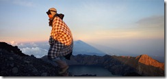 This picture was taken during the Rinjani volcano trek on Lombok Island in Indonesia at sunrise. (Photo and caption by David Bismuth) This picture was taken during the Rinjani volcano trek on Lombok Island in Indonesia at sunrise. (Photo and caption by David Bismuth)
