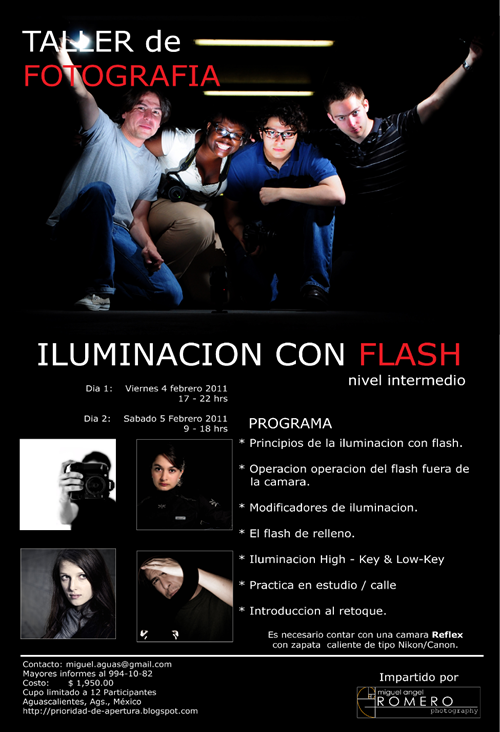 STROBIST | CURSO TALLER | PRIORIDAD DE APERTURA | CARTEL