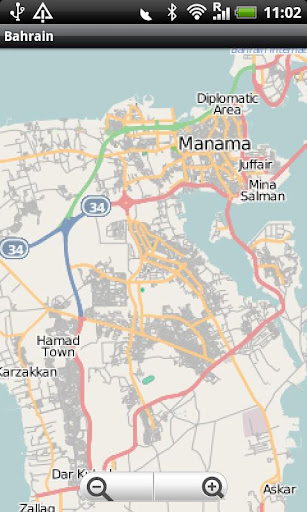 Bahrain Street Map