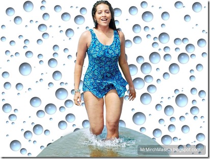 Meghna Naidu Posing in a Swimsuit - Sexy Picture!