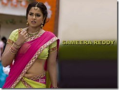 Sameera Reddy Looking HOT & SEXY in Traditional Wear - Wallpaper/Pictures...