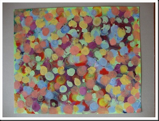 abstract colourful circles I