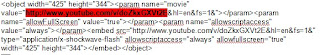 Screenshot eines Beispielcodes des Embed YouTube Videos in WordPress Plugin