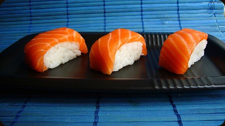nigiri salmon