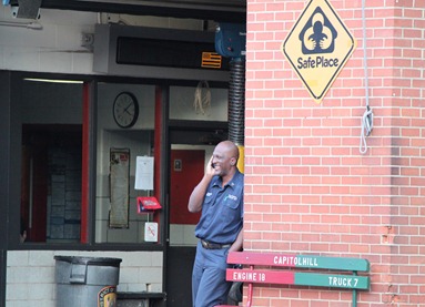 Fire station in DC's Eastern Market Neighborhood