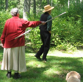 Friends in the woods Friends in the woods