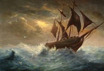 Ship on Stormy Seas