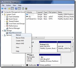 Configuring a Virtual Hard Disk In Windows 7 1