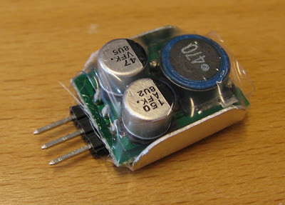 Back view of the 5V 1A switching regulator