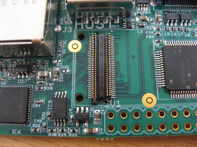 Close-up of connector two. The connectors on the Tobi expansion board got broken during the crash landing.