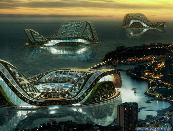 Image Dimension: 550x416 DUBAI Lilypad Floating City