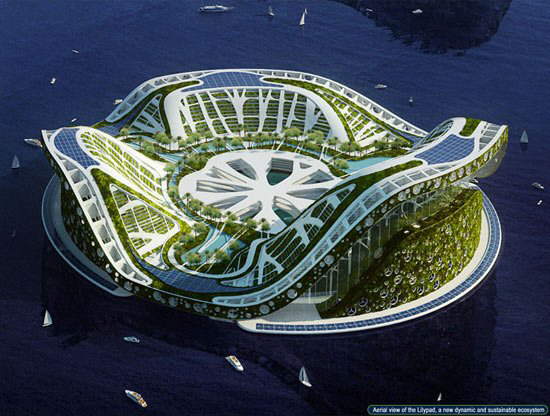 Image Dimension: 550x416 DUBAI Lilypad Floating City