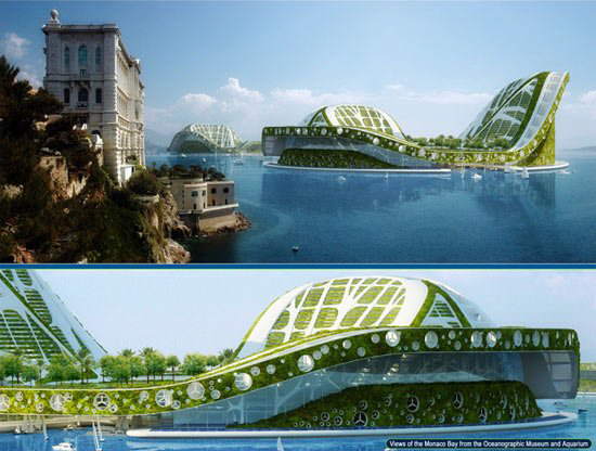 Image Dimension: 550x416 DUBAI Lilypad Floating City