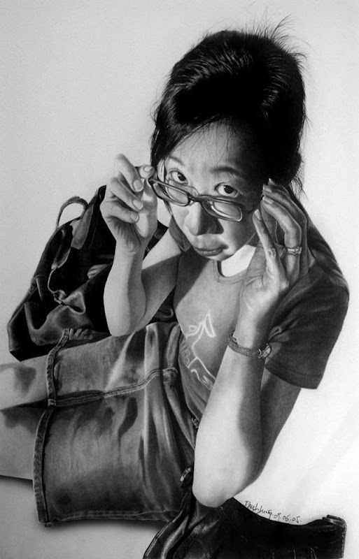 View Larger Image. Current:512x800 Available:640x999 Unbelievable Pencil Drawings by Paul Lung