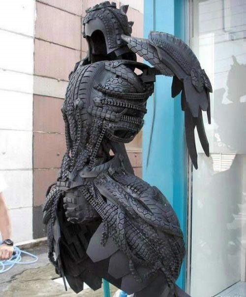 Old Tires Art - Eco Friendly Tire Sculptures