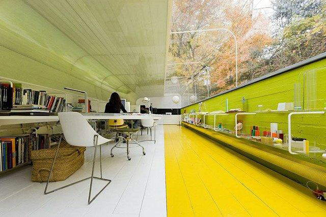Beautiful Office in Madrid Jungle designed by Spanish architecture firm Selgas Cano