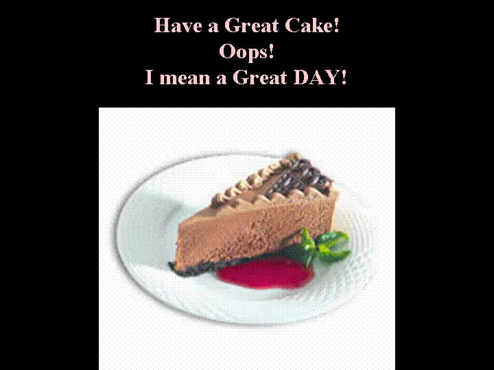 Piece of Cake - A Story