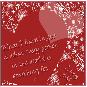 Romance in Winter..!!! Love Cards
