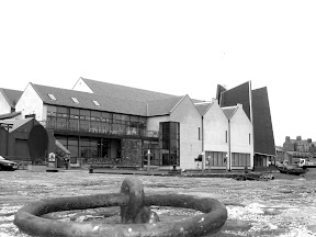 The Shetland Museum, Lerwick (prop blade on the left of the pic for an idea of scale)