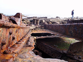 The wreck of the Irene, South Ronaldsay